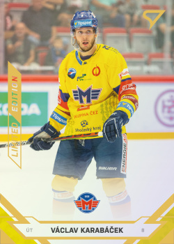 Vaclav Karabacek Ceske Budejovice Tipsport ELH 2021/22 SportZoo 2. serie Gold /19 #369